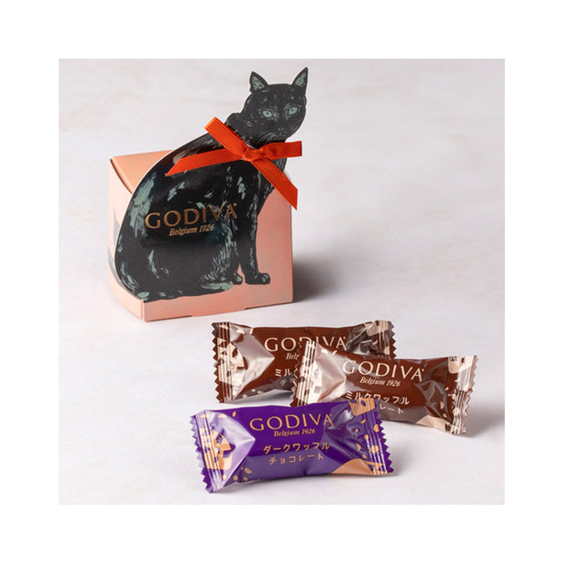 Halloween Godiva Black Cat Collection Crispy Chocolate Assortment