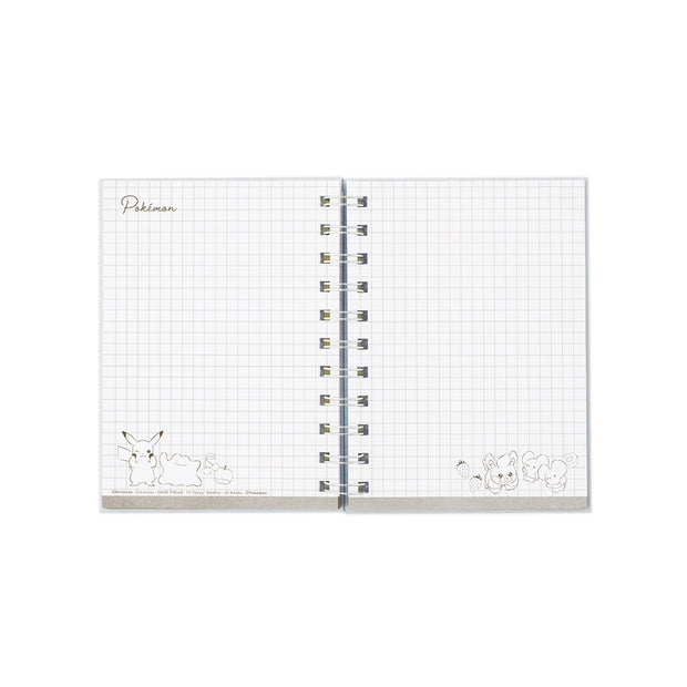 Pokemon A6 Double Ring Notebook: Cherry