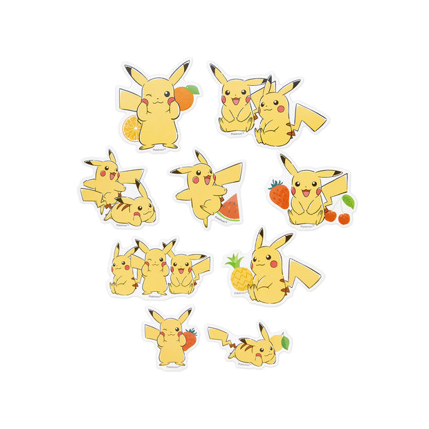 Pokemon Pikachu and Fruit Sticker Collection