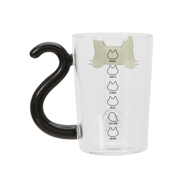 Starbucks Halloween 2025 Heat-Resistant Cat Glass Mug
