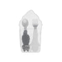 Starbucks Halloween 2025 Cutlery Set with Case: Cat and Ghost thumbnail 3