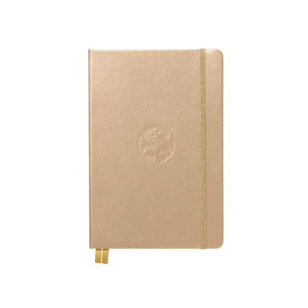 Starbucks Holiday 2025 Notebook Gold