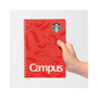 Holiday 2025 Starbucks Campus Ring Notebook Red thumbnail 4