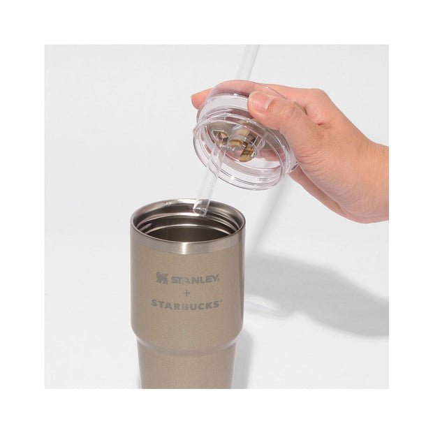 Starbucks 2025 Stanley Champagne Gold 3-Way Tumbler
