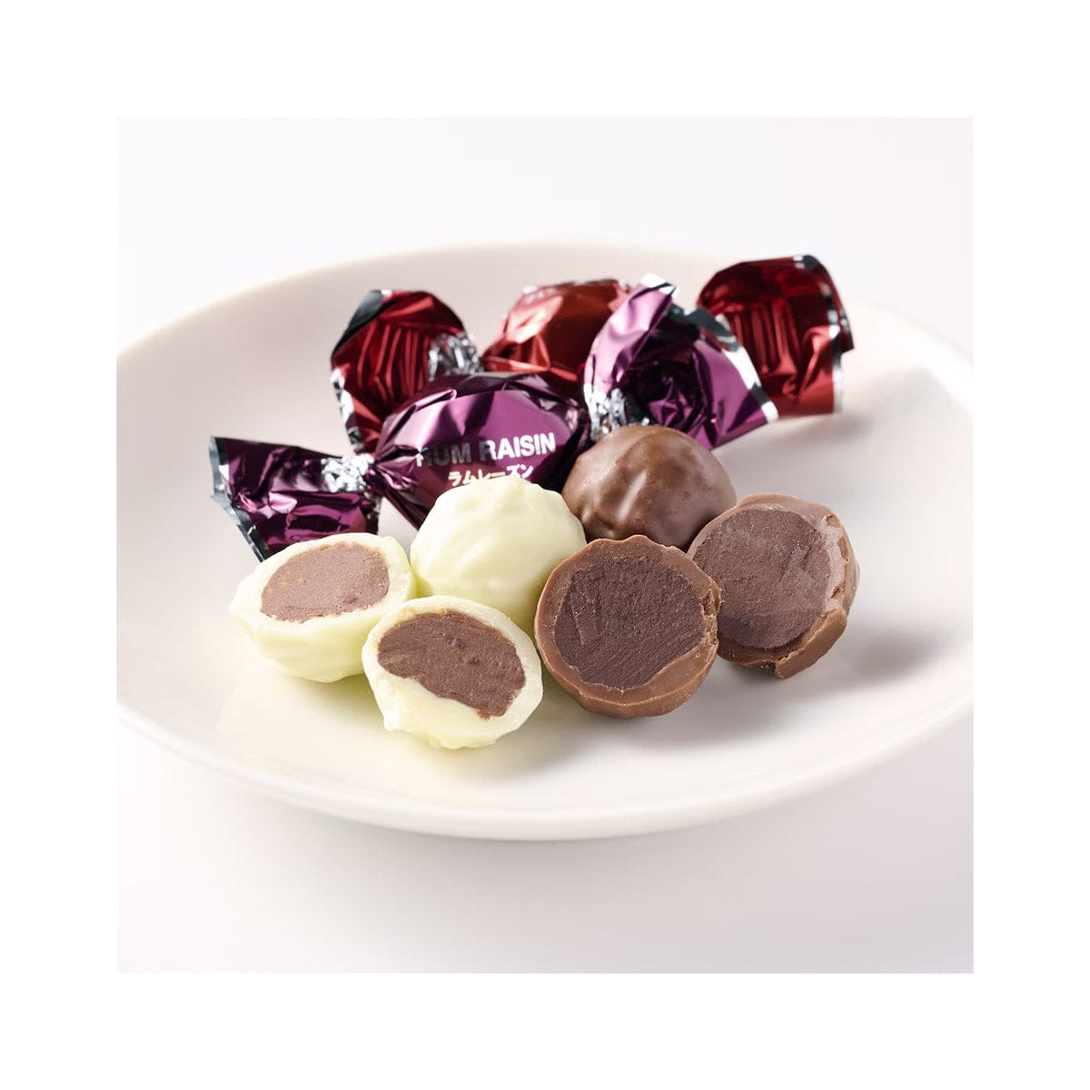 Muji Rum Raisin & Brandied Fig Chocolate Bonbons