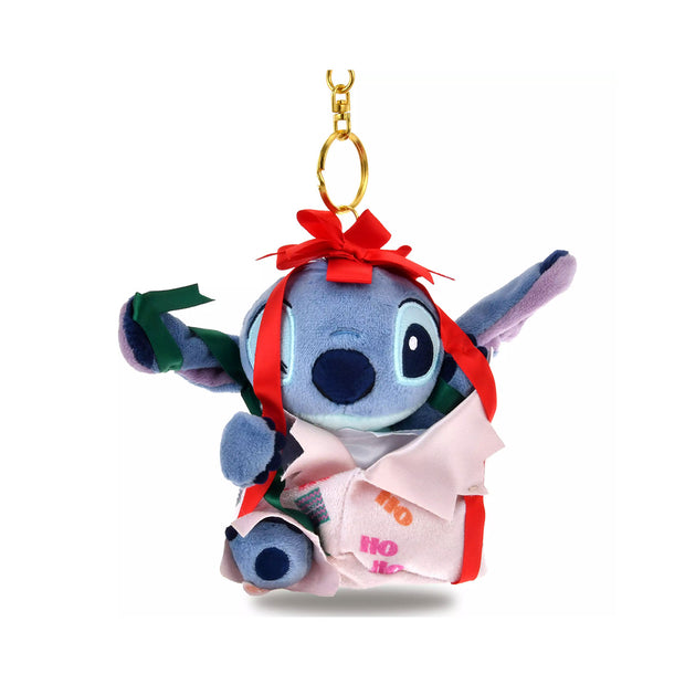 Disney Christmas Plush Keychain: Stitch