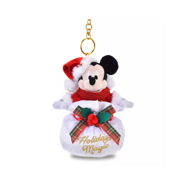 Disney Christmas Plush Keychain: Mickey Mouse