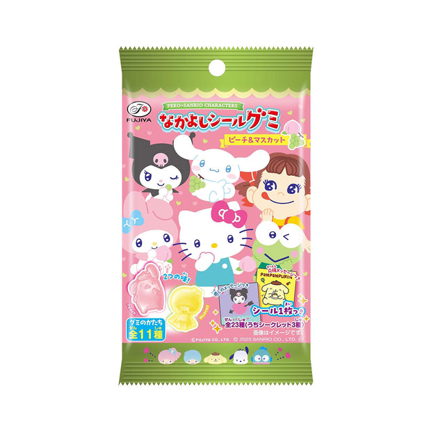 Fujiyai Sanrio Characters Nakayoshi Sticker Gummy