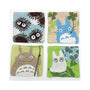 Ghibli My Neighbor Totoro Gobelin Coaster Set of 4 thumbnail 1