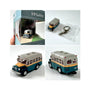 Ghibli My Neighbor Totoro Pullback Keychain Bonnet Bus thumbnail 3