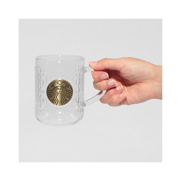 Starbucks Holiday 2025 Heat-Resistant Glass Medal Mug