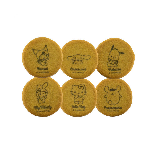 Sanrio Characters Matcha Print Cookies
