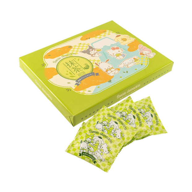 Sanrio Characters Matcha Print Cookies