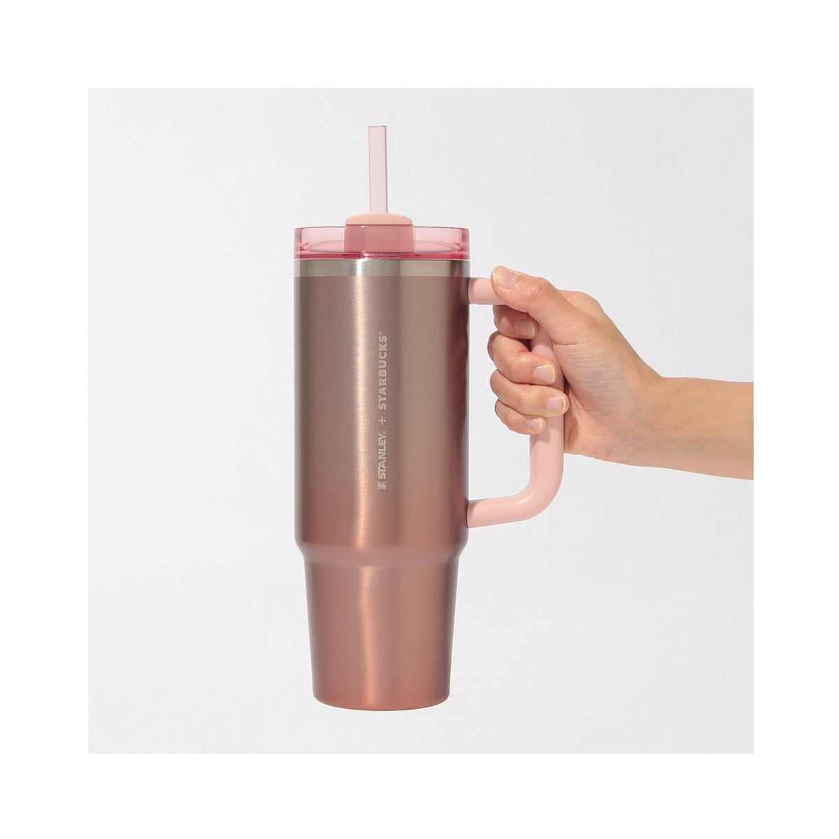 Starbucks Valentine 2026 STANLEY 3-Way Pink Tumbler