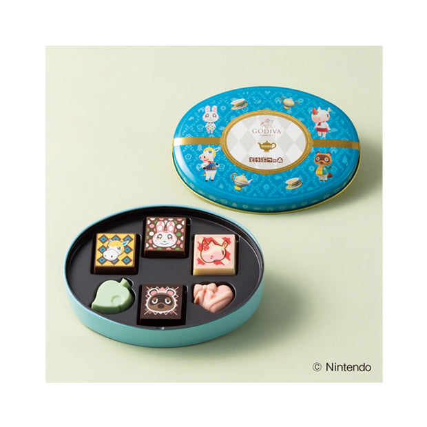 Godiva Meets Animal Crossing Assortment: Blue