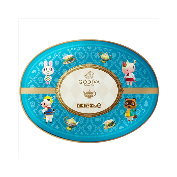Godiva Meets Animal Crossing Assortment Tea Mug Set with Lid