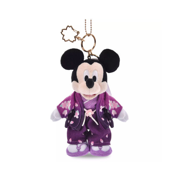 Disney Mickey Plush Keychain Kimono Sakura Collection 2026