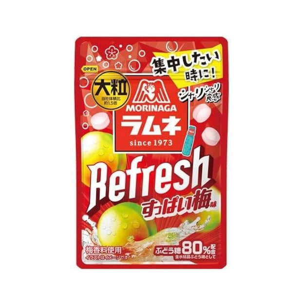 Morinaga Ramune Large Refresh Sour Plum Flavor