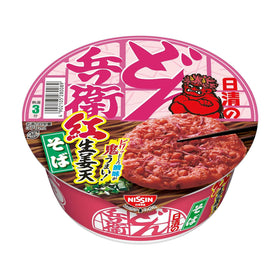 Nissin Donbei Pickled Ginger Tempura Soba Noodles