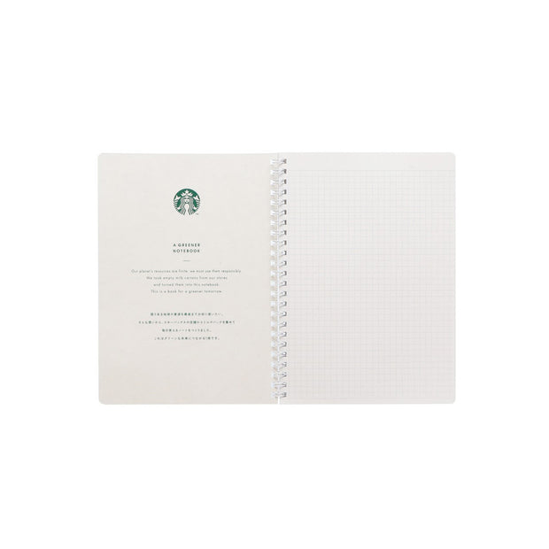Starbucks Sakura 2026 Beige Campus Ring Notebook
