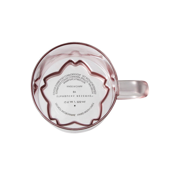 Starbucks Sakura 2026 Reserve Cherry Petal Bottom Glass Mug