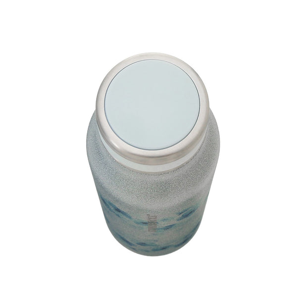 Starbucks Sakura 2026 Steel Glitter Airy Blue Bottle