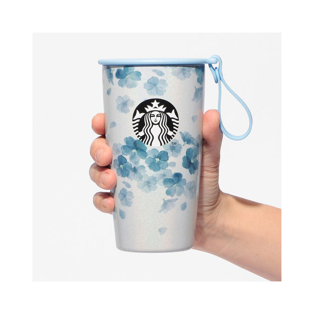 Starbucks Sakura 2026 Airy Blue Strap Cup Shape Bottle