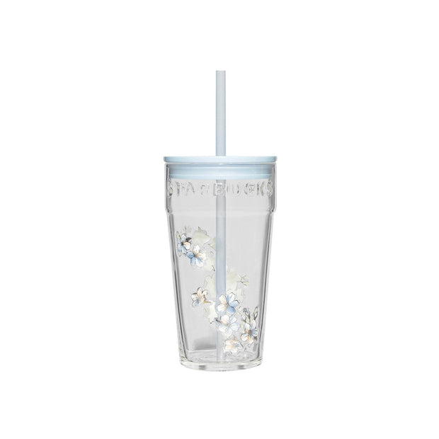 Starbucks Sakura 2026 Airy Blue Glass Tumbler