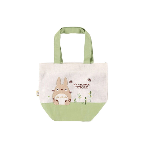 Ghibli My Neighbor Totoro Waffle Series Pouch & Mini Bag Set