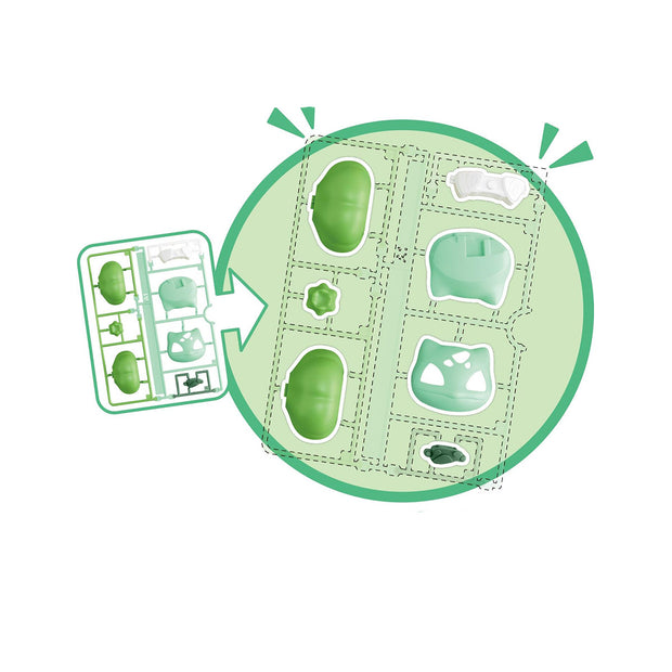 Pokemon Model Kit Quick!! Lite Bulbasaur