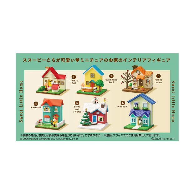 Peanuts Snoopy Re-Ment Sweet Little Home Blind Box