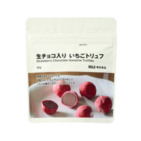 Muji Strawberry Chocolate Ganache Truffles