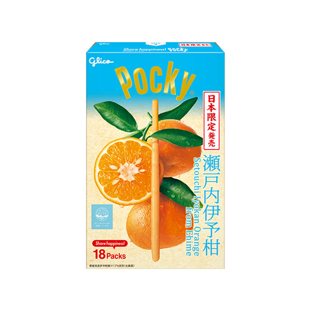 Glico Pocky Setouchi Iyokan Orange from Ehime