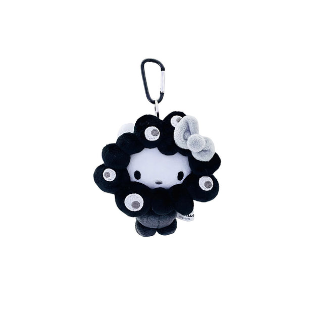 Sanrio EXPO2025 Myaku-Myaku x Hello Kitty Black Keychain Plush