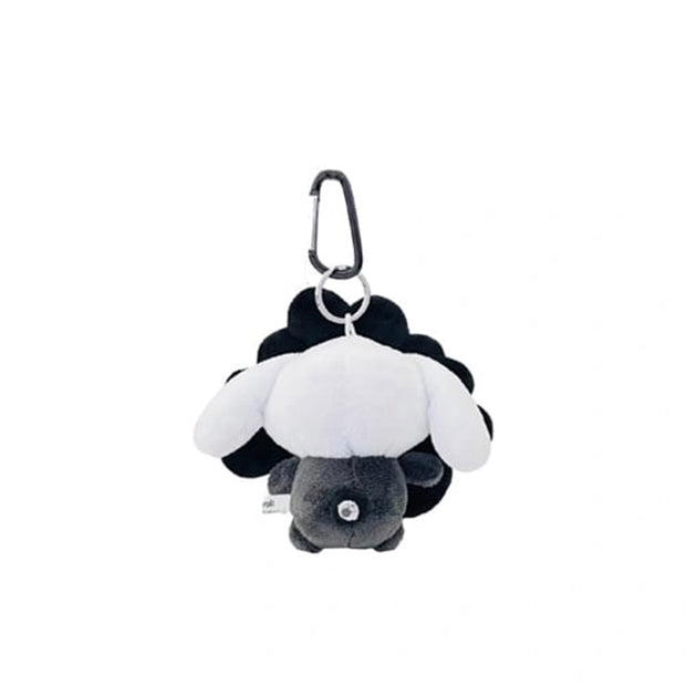 Sanrio EXPO2025 Myaku-Myaku x Cinnamoroll Black Keychain Plush