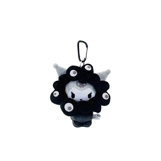 Sanrio EXPO2025 Myaku-Myaku x Kuromi Black Keychain Plush