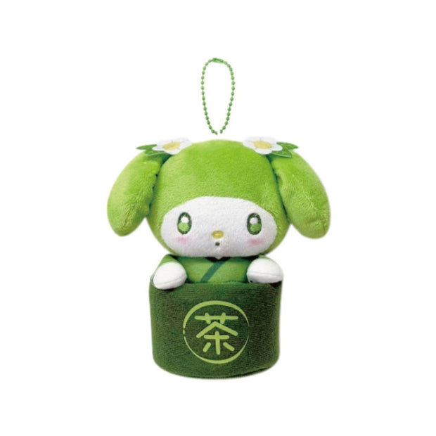 Sanrio My Melody Matcha Bowl Mascot Pouch