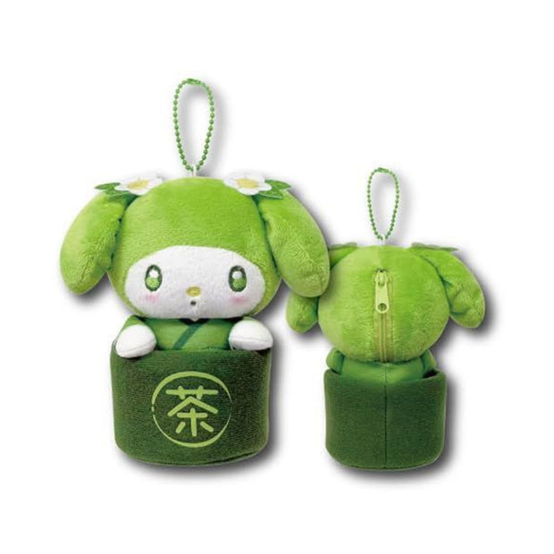 Sanrio My Melody Matcha Bowl Mascot Pouch