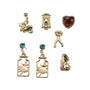 Disney Alice in Wonderland Earrings Set Silhouette &amp; Variety thumbnail 1