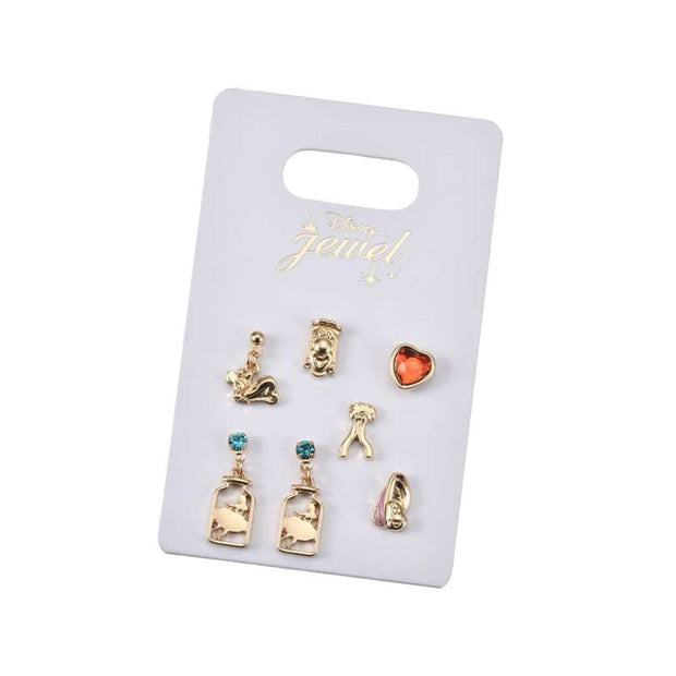 Disney Alice in Wonderland Earrings Set Silhouette & Variety