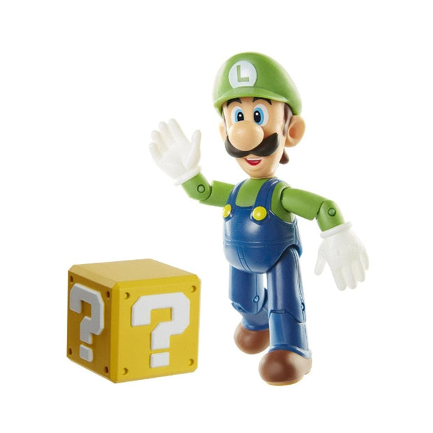 Super Mario Figure: Luigi w/ Question Mark