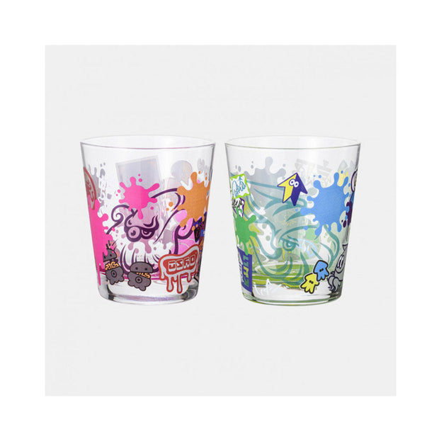 Nintendo Tokyo Glass Set Squid or Octo Splatoon