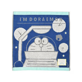 Doraemon Blue Hand Towel