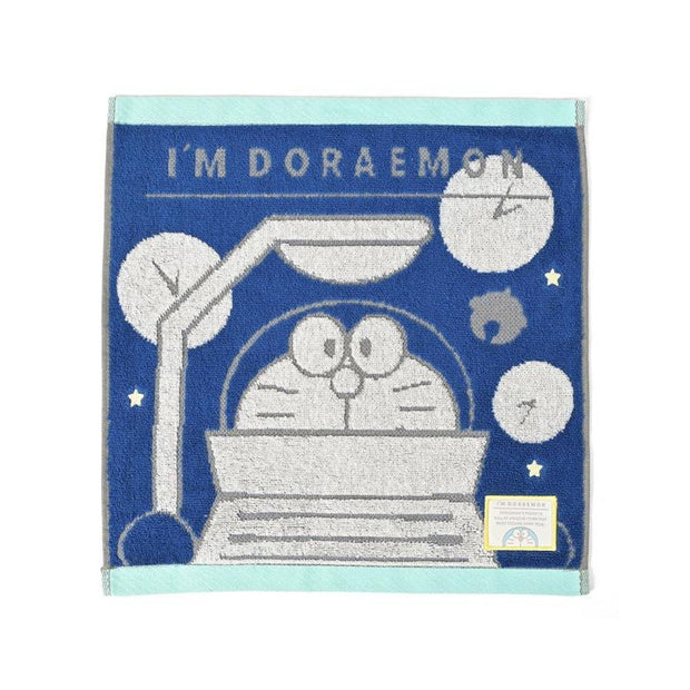 Doraemon Blue Hand Towel