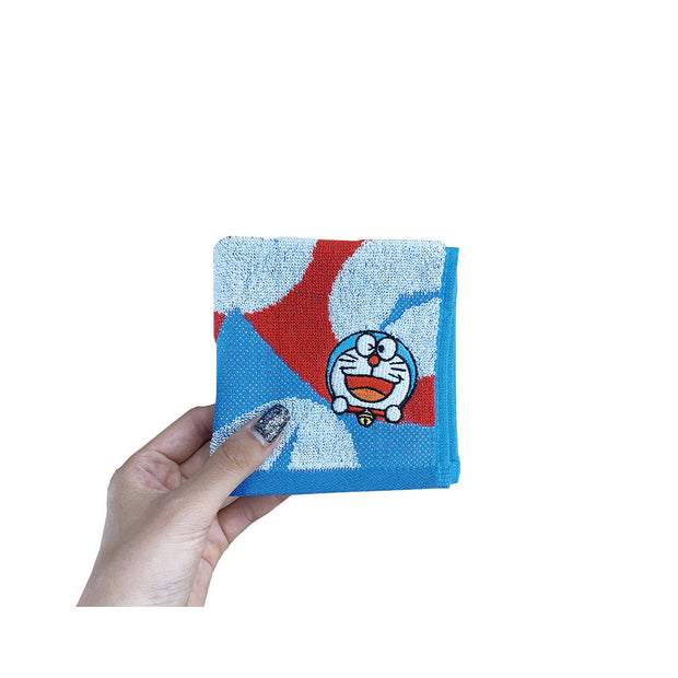 Doraemon Red & Blue Hand Towel