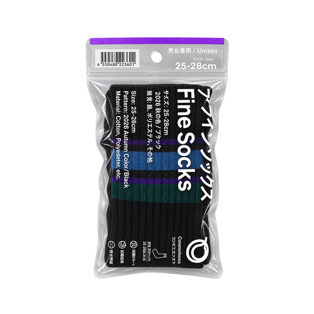 Family Mart Official Socks: Autumn Color (Black)