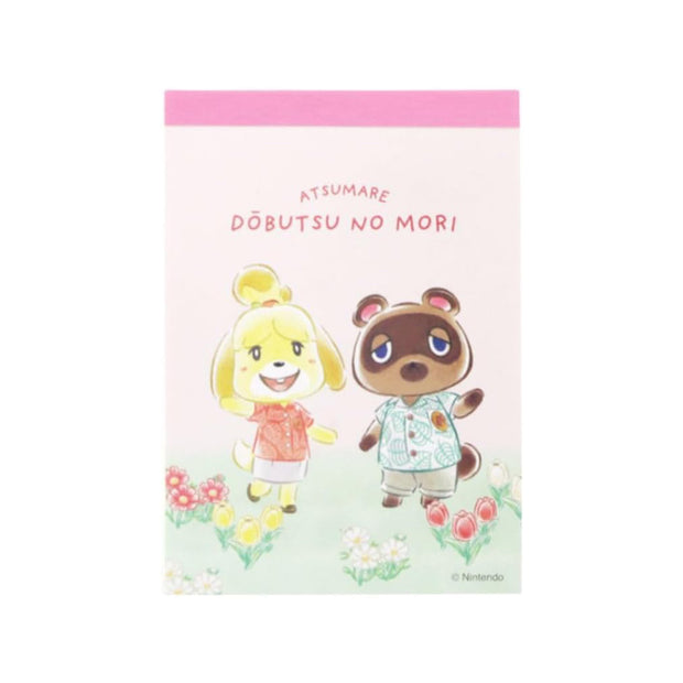 Nintendo Animal Crossing Isabelle & Tom Nook Mini Memo Pad