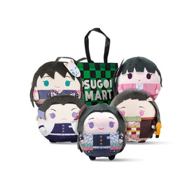 Demon Slayer Plushies & Tote Bag Set
