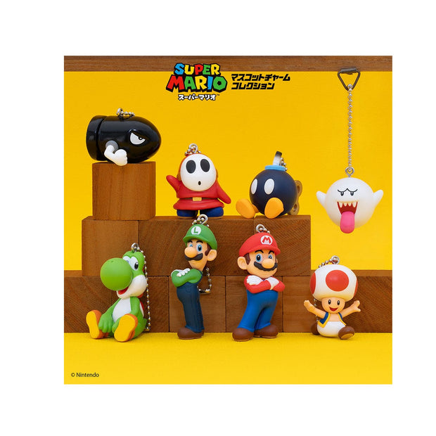 Super Mario Mascot Charm with Gum