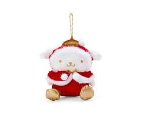 Sanrio Christmas Pompompurin Keychain Plush